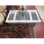Heavy marble Art Deco style coffee table