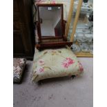 Easy chair and toilet mirror