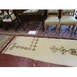 2 patterned wool rugs