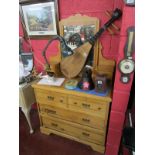 Edwardian pine dressing chest