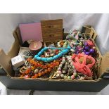 Big box of costume jewellery