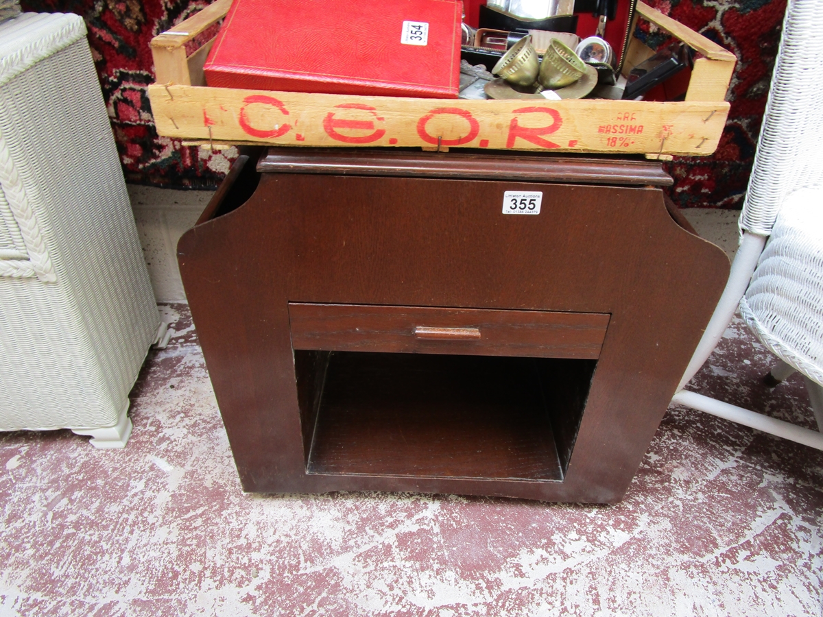 Oak sewing table