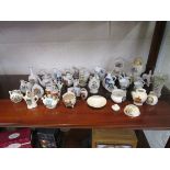 Collection of crested ware