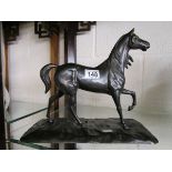Bronze study of a horse