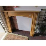 Oak fire surround