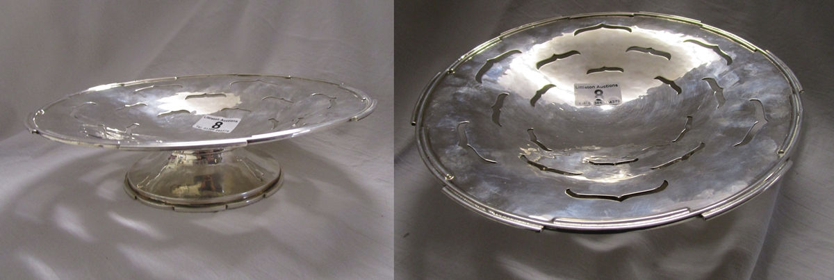 White metal Tazza