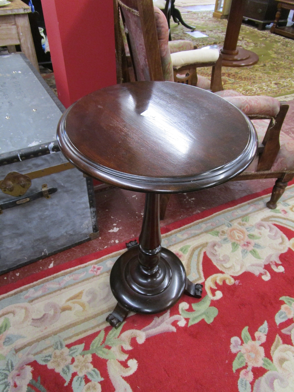 Mahogany tripod table