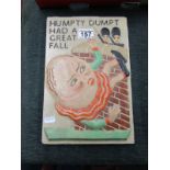 Stone Humpty Dumpty plaque