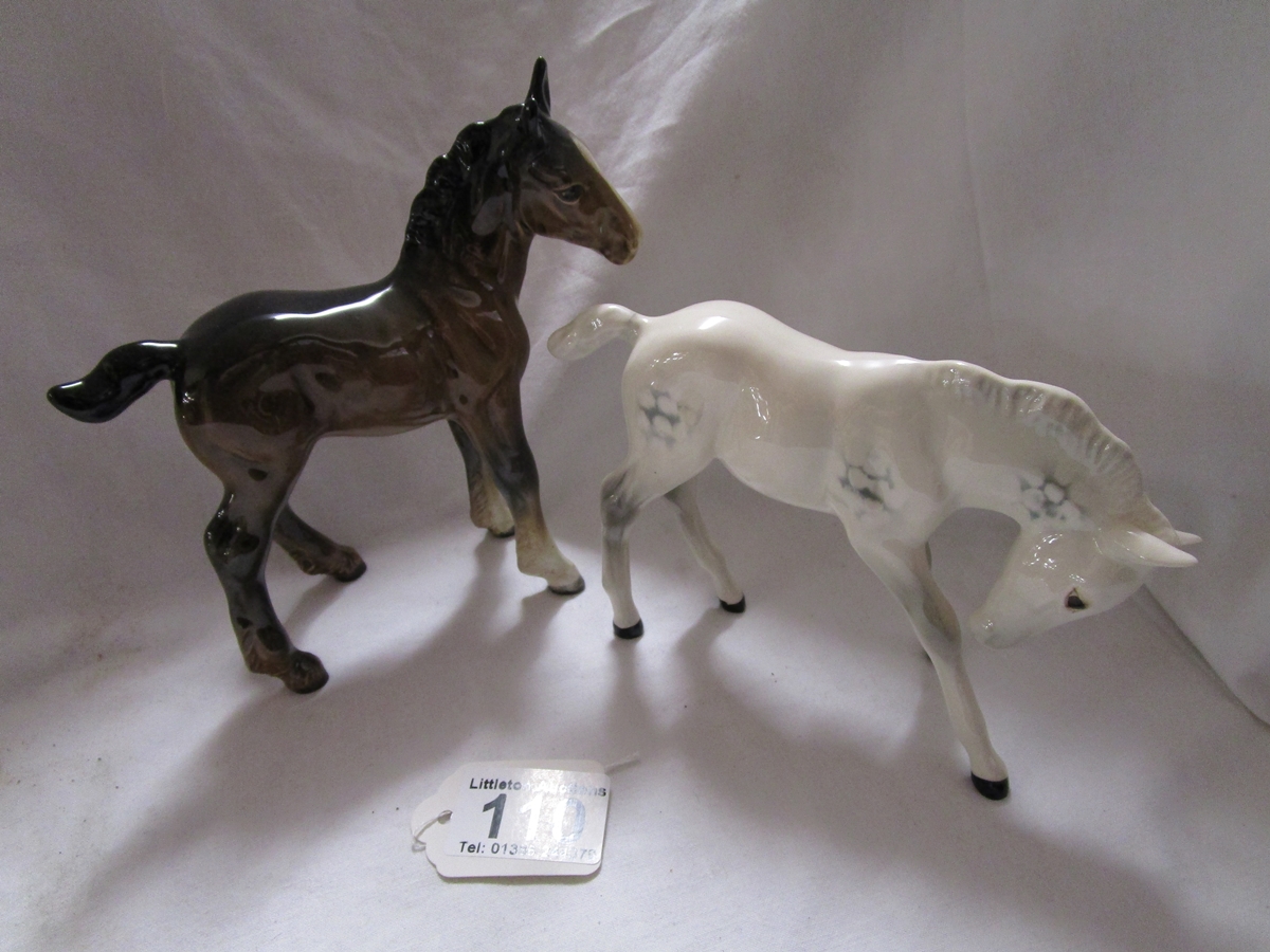 2 Beswick horses