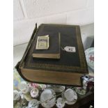 Large family bible & prayer book