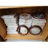 Large collection of L/E plates to include Royal Worcester