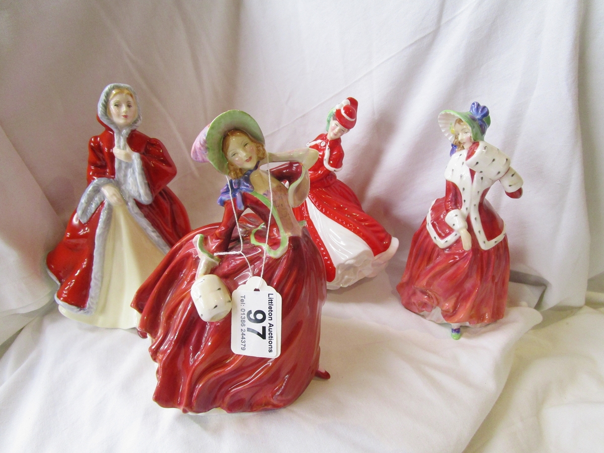 4 Royal Doulton figures