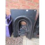 Victorian cast iron fire insert