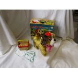 Japanese Vintage barking dog with original box