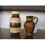 West German vase & jug