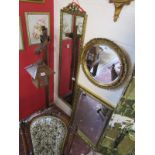 2 gilt framed mirrors