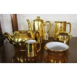 Gold design Royal Worcester tea service