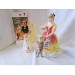 Royal Doulton - Sarah HN3380 - Signed & Small Royal Doulton - 'Sit' HN3123