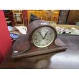 Oak mantle clock