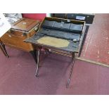 Victorian folding campaign desk