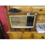 Vintage Pye valve radio