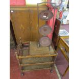 Folding cake stand & oak trolley