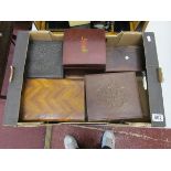 5 treen boxes