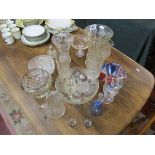 Collection of glass ware