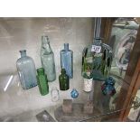 Collection of old bottles