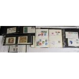 Stamps - Big box of FDC's in albums