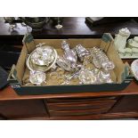 Box of silver plate