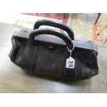 Leather Gladstone bag