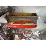 Hornby speed boat with original box