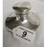 Silver hallmarked inkwell