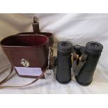 Carl Zeiss binoculars in leather case