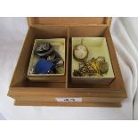 Box of various jewellery to include gold