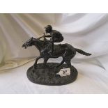Bronze - Horse & Jockey study