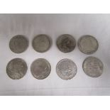 8 coins to include some early silver