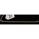 10ct gold diamond set bracelet