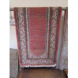 Patterned wool runner