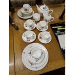 Royal Worcester tea set - Autumnal pattern