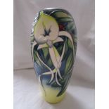 L/E Moorcroft vase - Orchid theme by Emma Bossons