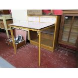 Retro kitchen unit with fold out table