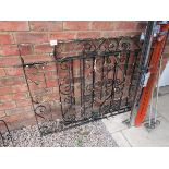 Wrought iron gates