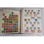 Stamps - All World Meteor album & large stock book mint & used KEVII to QEII