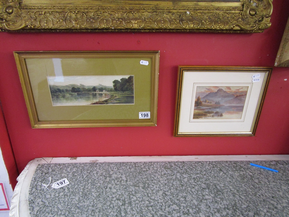 2 watercolours - Landscapes (1 signed Chas Masters)