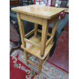 Pair of early pine stools