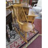 Ercol blonde elm rocking chair