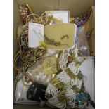 Box of costume jewellery