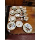 Pretty Oriental porcelain tea service